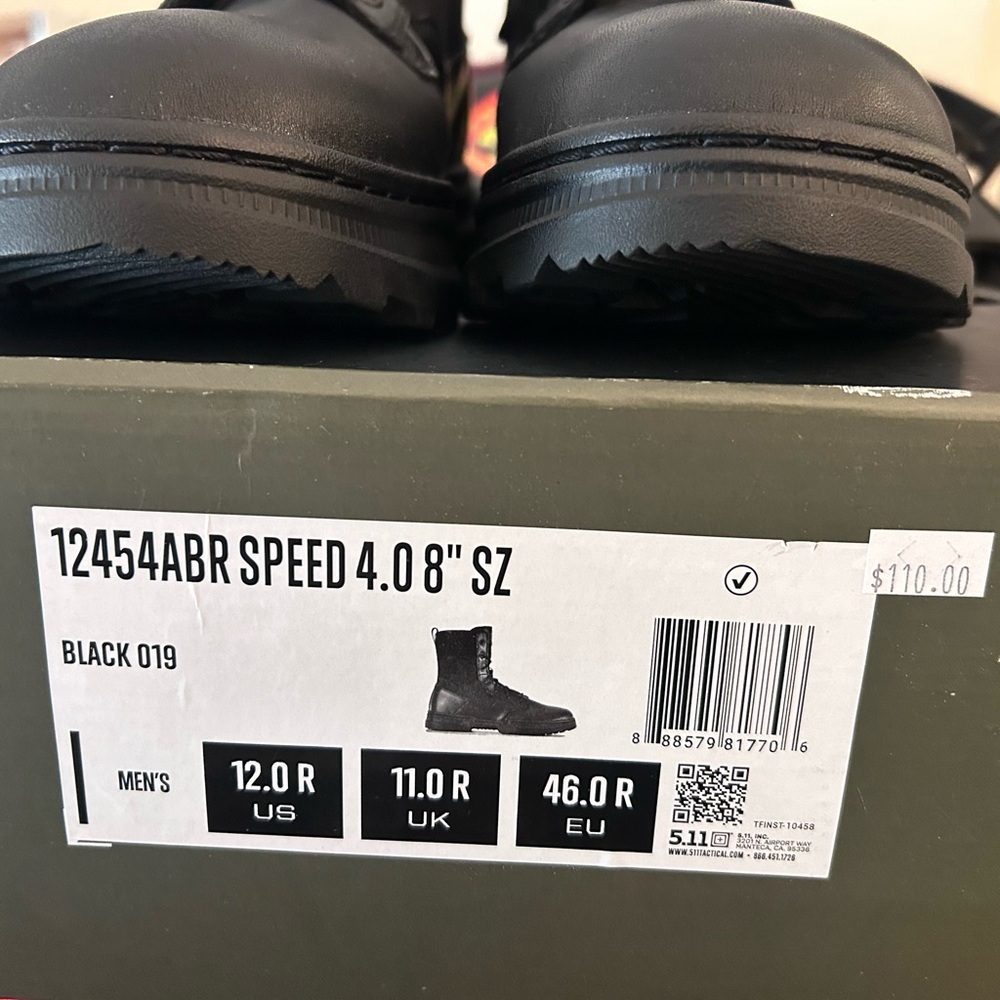 5.11 Tactical Men's Black ABR Speed Boots